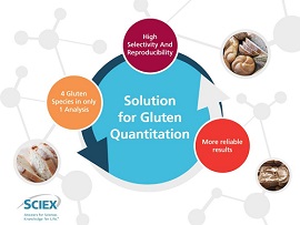 vMethod Application for Gluten Quantitation in Food Matrices using LC-MS/MS v1.0 Disc Produktbild