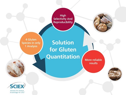 vMethod Application for Gluten Quantitation in Food Matrices using LC-MS/MS v1.0 Disc product photo Front View L-internal